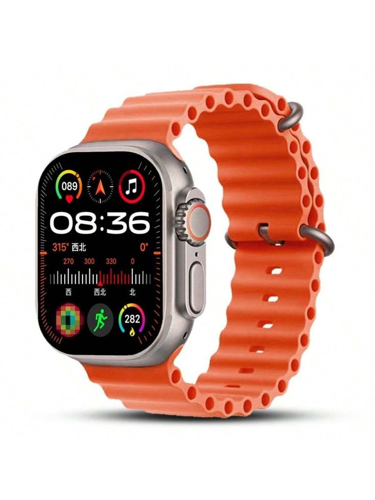 Ultra Watch 7 in 1 Straps 49mm 2.02 Full Display Touch Screen